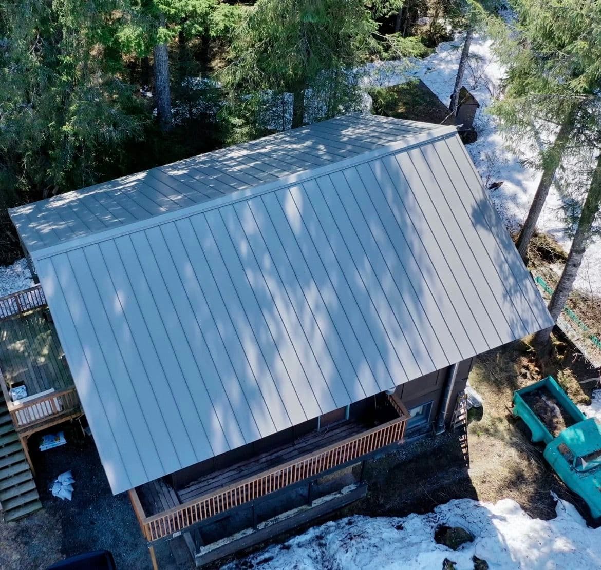 Project Cozy Cabin Metal Roofing Solution for Snowy Retreats image