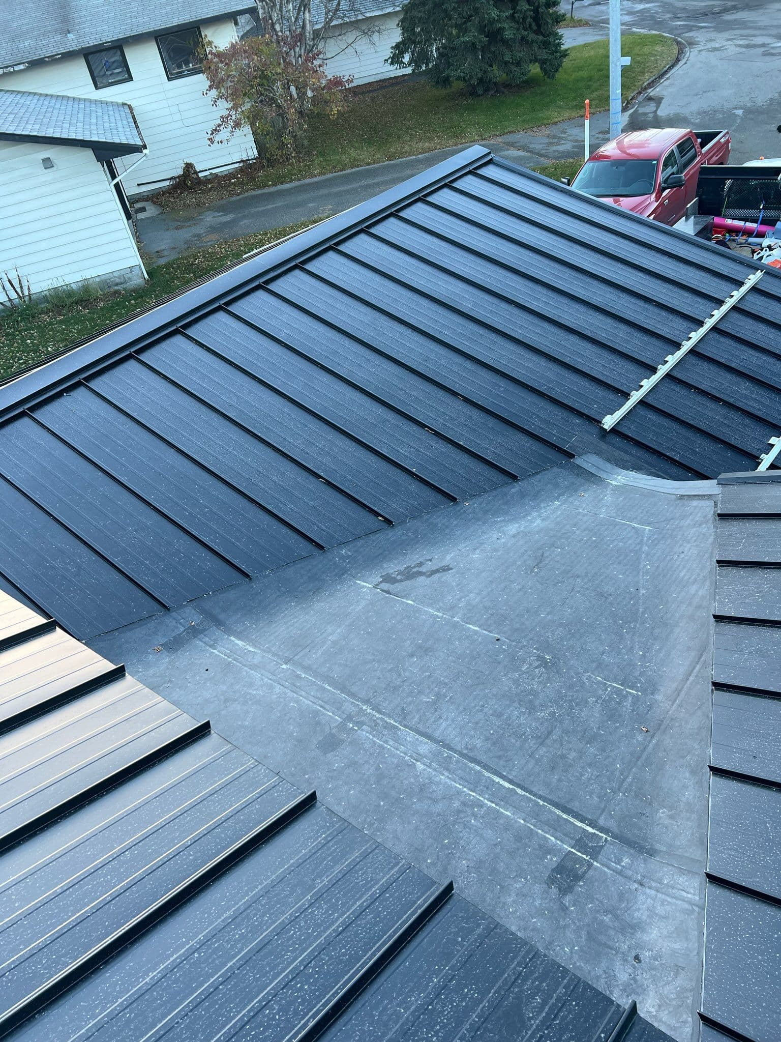 New Sleek Metal Roof Installation image